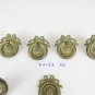 6 Handles Round Bronze Style Louis XV for Furniture Antique DORATEX4