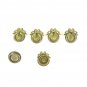 6 Handles Round Bronze Style Louis XV for Furniture Antique DORATEX4