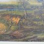 Old Painting oil On Board landscape North America United States Horse bt4