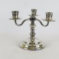Candlestick 3 Candles IN Metal silver plated Old Years '60 Candlestick Board VS8