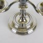 Candlestick 3 Candles IN Metal silver plated Old Years '60 Candlestick Board VS8