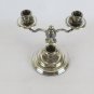 Candlestick 3 Candles IN Metal silver plated Old Years '60 Candlestick Board VS8