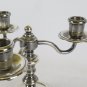 Candlestick 3 Candles IN Metal silver plated Old Years '60 Candlestick Board VS8