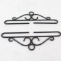 2 Frames For Bell Pull Embroidery Holder Bandana Vintage Hangers IN Metal R142