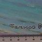 Old Painting oil On Board With Palette Painter IN Tribute Signature Taricco X5