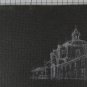 View Church Piedmont Old Painting White Black On Board Of Masonite