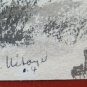 Painting Antique Painting Small Size landscape Winter France BM53.5b