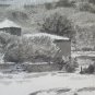 Painting Antique Painting Small Size landscape Winter France BM53.5b
