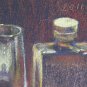 Drawing A Pastel On paper Signed Skrzypek Inside With Items On Table X10
