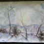 Painting Vintage landscape Winter Onirico Watercolour paper 19 11/16x14 3/16in