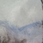 Painting Vintage landscape Winter Onirico Watercolour paper 19 11/16x14 3/16in