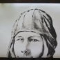 Painting Vintage landscape Winter Onirico Watercolour paper 19 11/16x14 3/16in