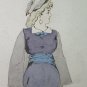4 Antique Painted Signed F.Loussard For Costumes Of Gravin France 1892 BM53.6B