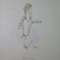 4 Antique Painted Signed F.Loussard For Costumes Of Gravin France 1892 BM53.6B