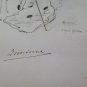 4 Antique Painted Signed F.Loussard For Costumes Of Gravin France 1892 BM53.6B