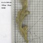 6 Fret Shaped Like Leaf Bronze Golden for Furniture Antique Decoration Art CH28