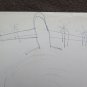Old Sketch Drawing On paper Subjects Various Sketch Woman Years 50 60 P28.8