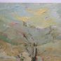 Painting oil landscape Signed Opera Painter Livio Piebald Vintage Ps
