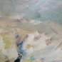 Painting oil landscape Signed Opera Painter Livio Piebald Vintage Ps