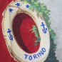 Antique Background For Theatre Hand Painted Trophy Boat Torino Start '900 CL1.12