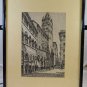 Genova Commenda Of St John Of Pr&Atilde;&uml; Antique Drawing On paper View City G38