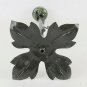 Table Lamp Wrought Iron Art Lampshade Vintage Made by Hand CH2
