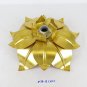 Wall Ceiling Light Vintage Artisan Golden Gold Shape Of Magnolia Flower CH12