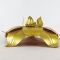 Wall Ceiling Light Vintage Artisan Golden Gold Shape Of Magnolia Flower CH12