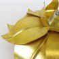 Wall Ceiling Light Vintage Artisan Golden Gold Shape Of Magnolia Flower CH12