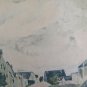 Antique Dicpinto Beginning Century View Borgo French Waterlily On paper BM53.6D