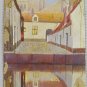 Old Painting View by Country Italy Painting Signed Reynaud Piedmont Bsn