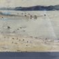 Painting Antique landscape Denmark Nineteenth Century Signed Dated 1897 Frame