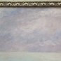 Antique Painting oil Painter Dolphin Gagnor 1894-1970 Marine landscape Sea BM51