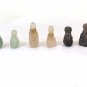 6 Snuff Bottle IN Jade Chinese Vintage Bottles For Snuff BM48