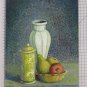 Old Painting Vintage Nature Still Technical Mixed Signed Reynaud Board Bsn