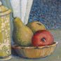 Old Painting Vintage Nature Still Technical Mixed Signed Reynaud Board Bsn