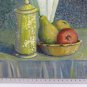 Old Painting Vintage Nature Still Technical Mixed Signed Reynaud Board Bsn