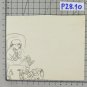 Old Sketch Drawing Pencil On paper Studio For Shapes By G.Pancaldi P28.10