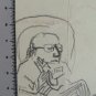Old Sketch Drawing Pencil On paper Studio For Shapes By G.Pancaldi P28.10