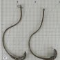 Couple Hooks Tie Backs Antique Hook Curtain Shape Gift - Xmas Hen X3
