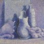 Old Painting Vintage Nature Still Inside With Fruit Painting oil Board Bsn
