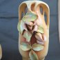 Three Vases Antique Art Nouveau IN Ceramic Style Liberty Barbotine France BM15