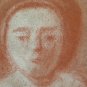 Large Drawing Antique Inspired Watteau Pierrot Pierre Duteurtre Dut BM53.1 B
