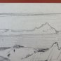 Drawing Antique Sketch Sketching landscape View Sea Marina BM53.5C