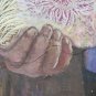 Painting Vintage On Board Self-Portrait Of Painter Modenese Gaetano Pancaldi P29