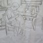 Old Drawing Sketch Studio Pencil On paper Opera Painter G.Pancaldi P14
