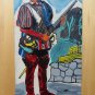 Old Painting Spanish Signed Pepillo Figure Soldier Dedication To Retro MD3