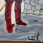 Old Painting Spanish Signed Pepillo Figure Soldier Dedication To Retro MD3