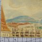 View Ginevrina Old Painting paper Les Eaux-Vives Geneve Swiss BM53.6C