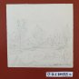 Drawing Antique landscape Woods Trees France Beginning Century Pencil BM53.5C